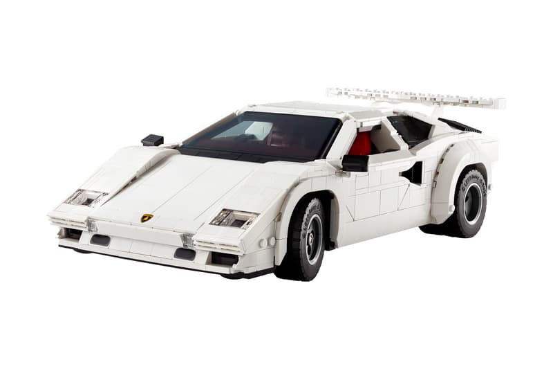 LEGO 推出經典車型 Lamborghini Countach 5000 Quattrovalvole 積木模型