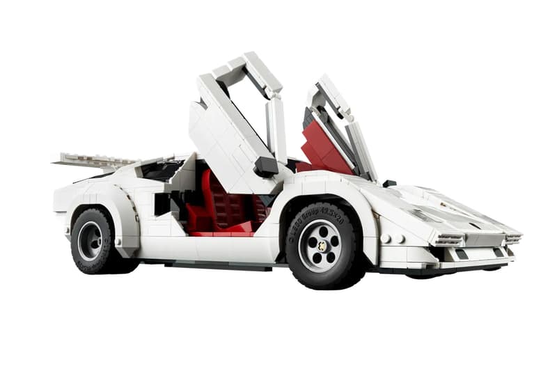 LEGO 推出經典車型 Lamborghini Countach 5000 Quattrovalvole 積木模型