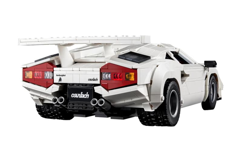 LEGO 推出經典車型 Lamborghini Countach 5000 Quattrovalvole 積木模型
