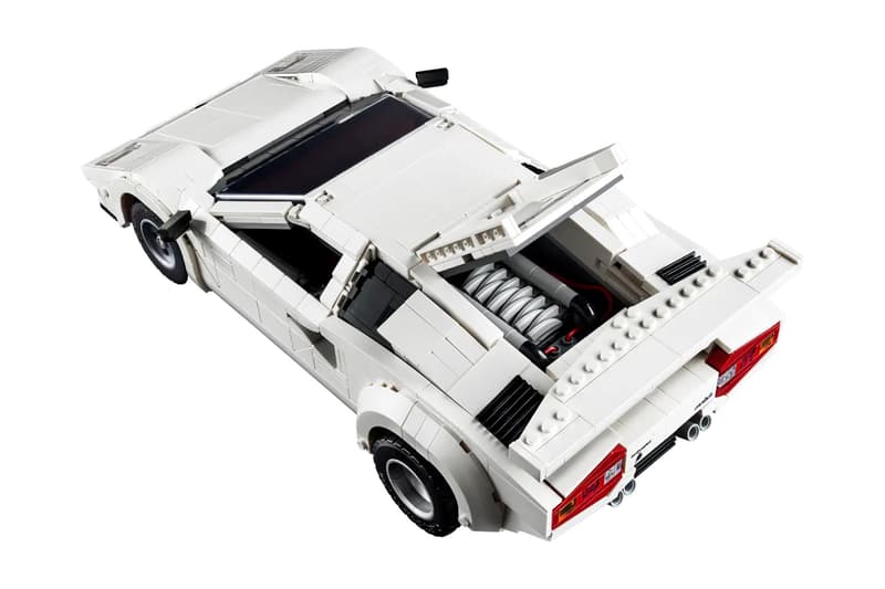 LEGO 推出經典車型 Lamborghini Countach 5000 Quattrovalvole 積木模型