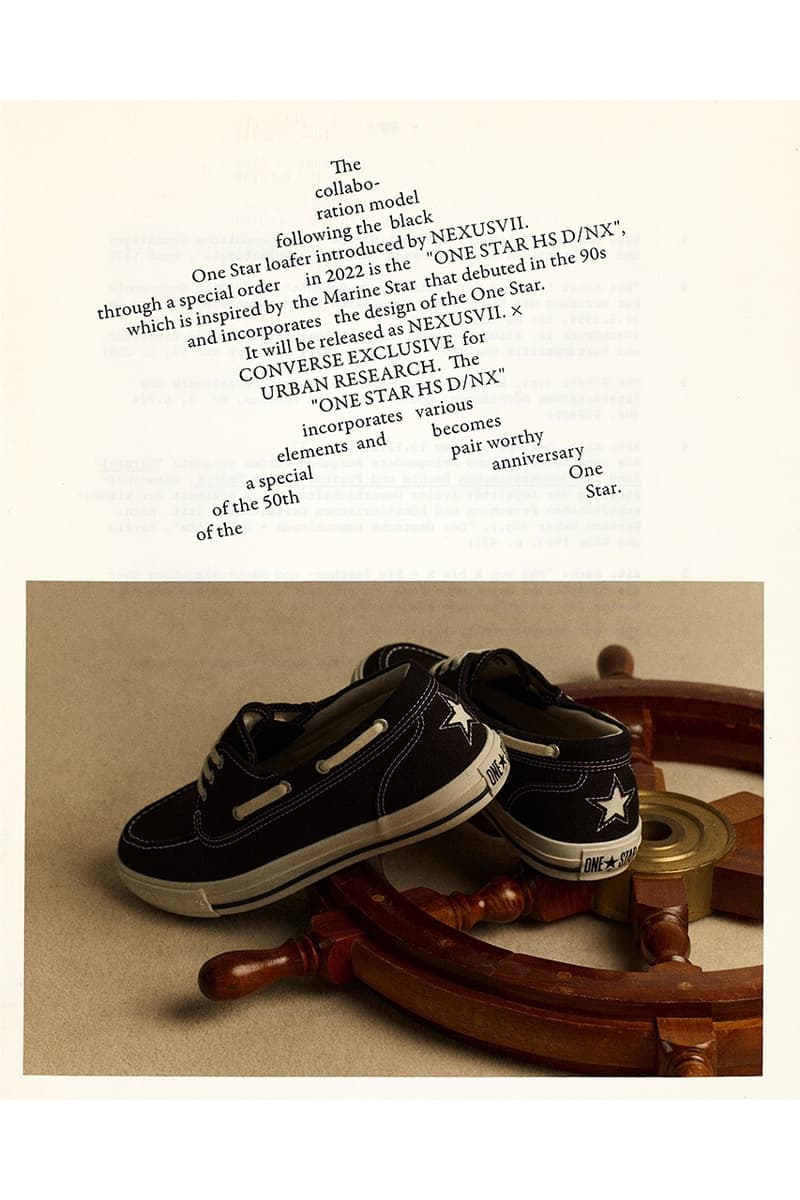 NEXUSVII. 攜手 Converse 打造全新聯名鞋款