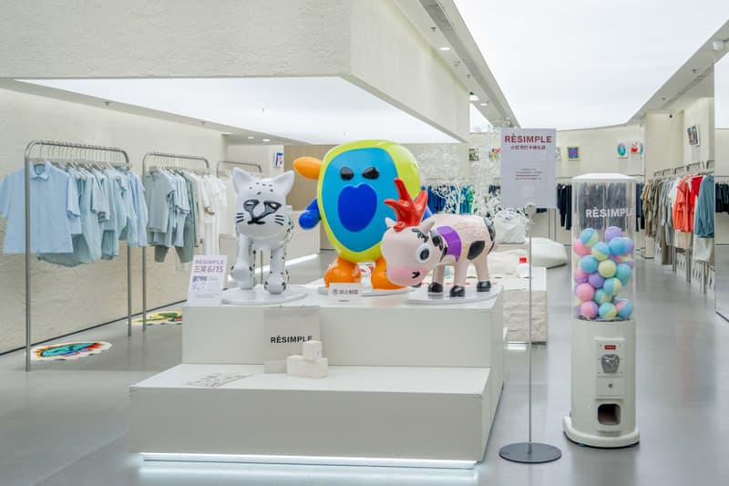 走进 RÈSIMPLE 杭州嘉里中心店 2 周年庆「三笑」活动