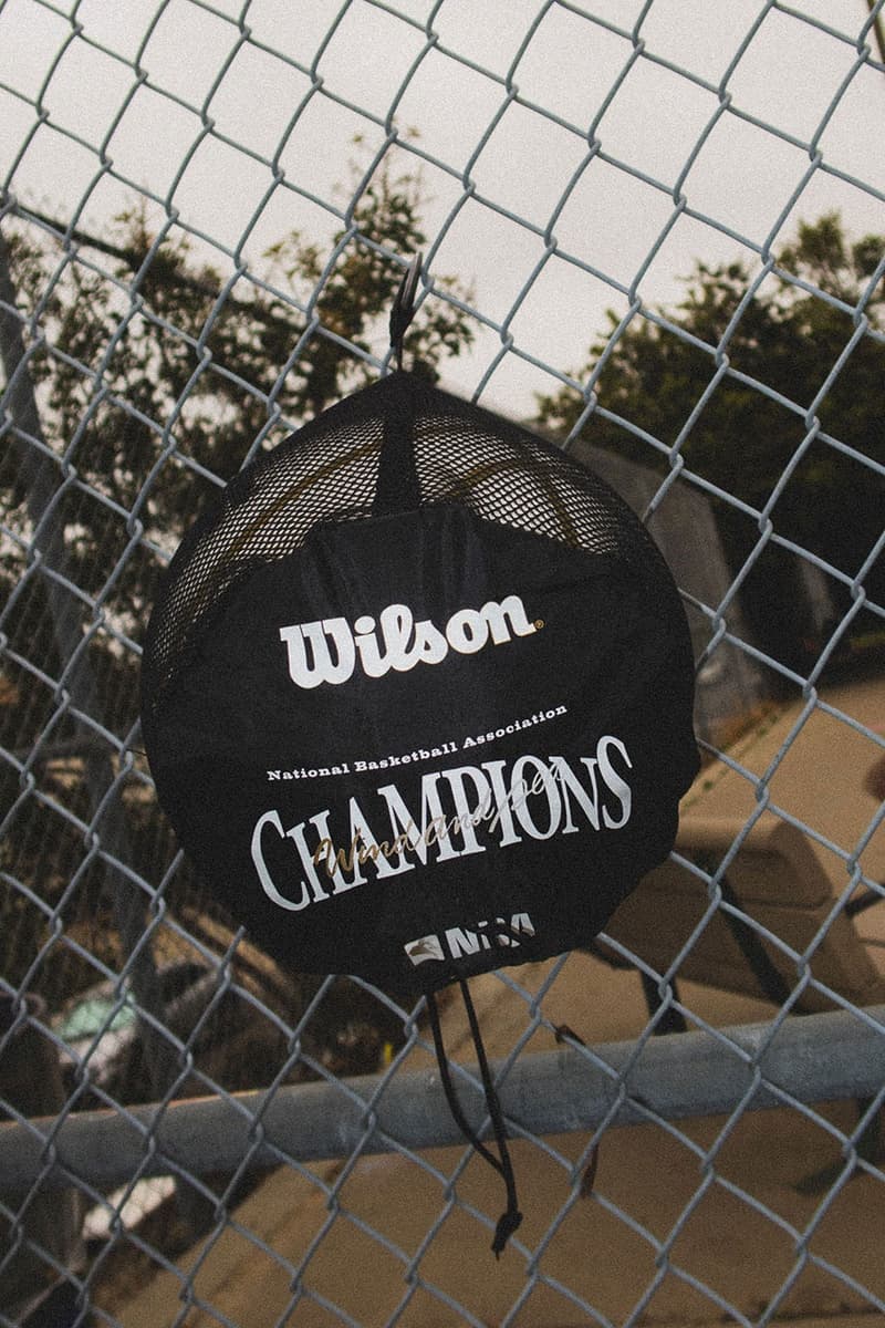 WIND AND SEA x NBA x Wilson 全新三方联名系列「CHAMPIONS」登場