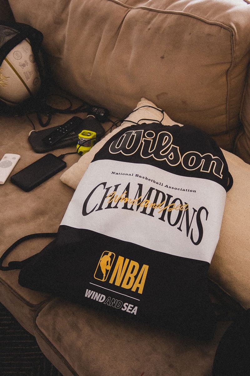 WIND AND SEA x NBA x Wilson 全新三方联名系列「CHAMPIONS」登場