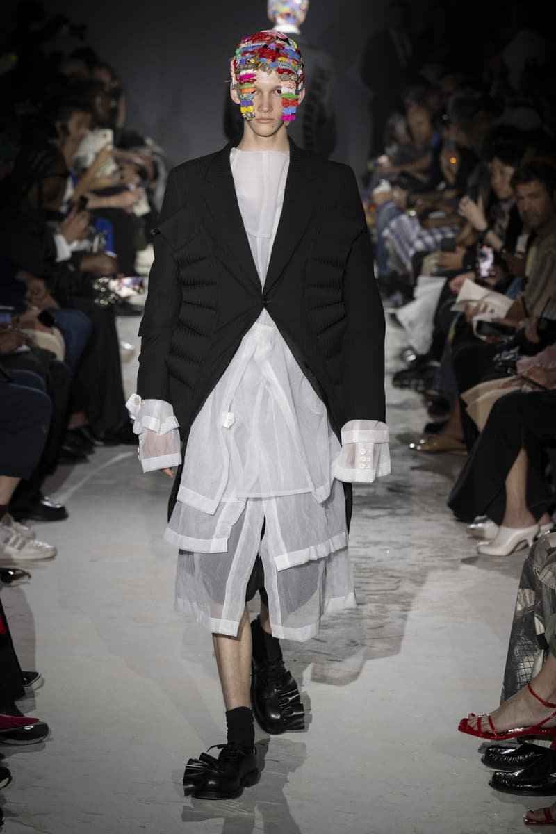 COMME des GARÇONS HOMME PLUS 2025 春夏系列大秀「The Hope of Light」登場