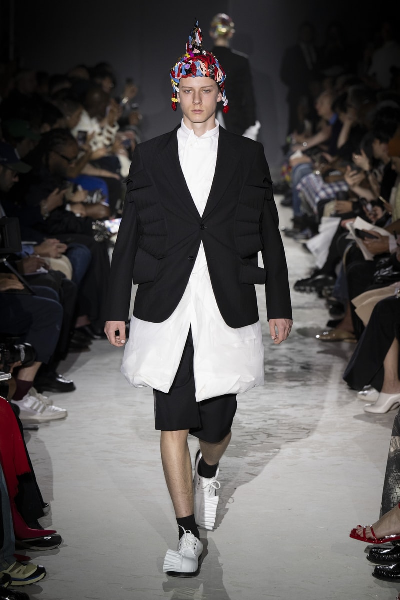 COMME des GARÇONS HOMME PLUS 2025 春夏系列大秀「The Hope of Light」登場