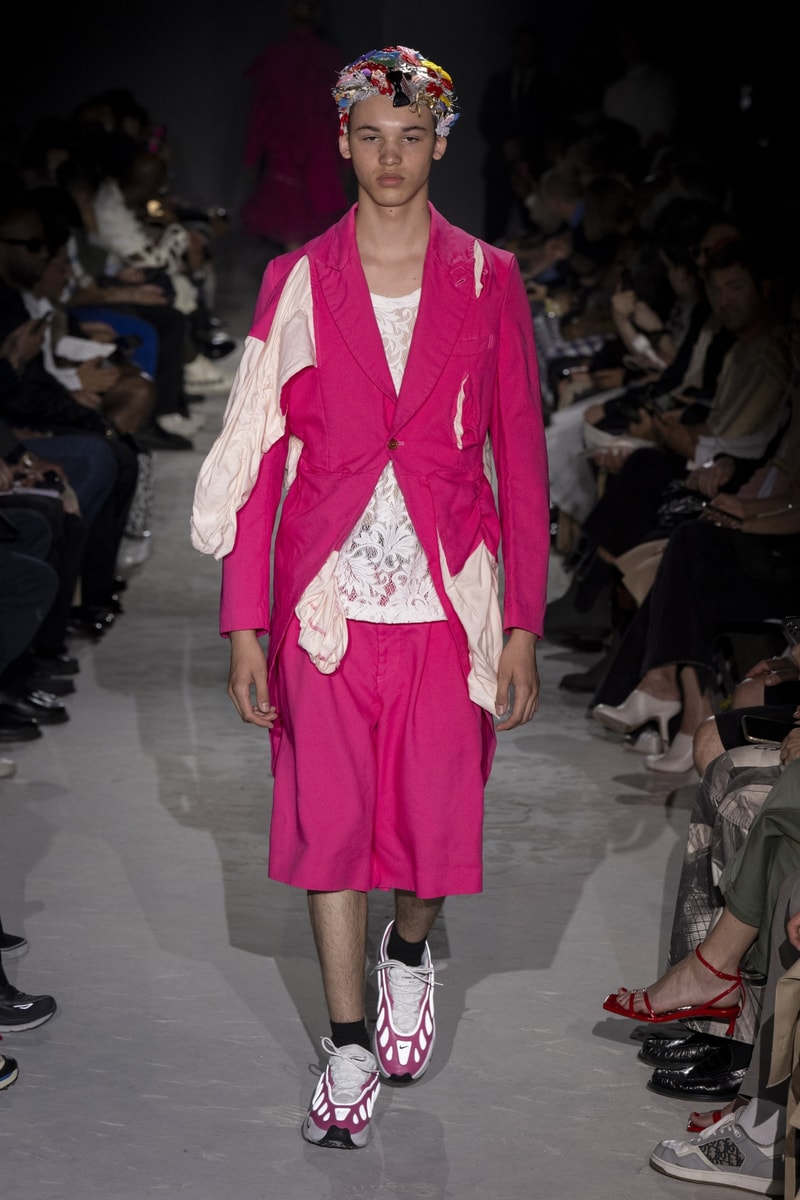 COMME des GARÇONS HOMME PLUS 2025 春夏系列大秀「The Hope of Light」登場