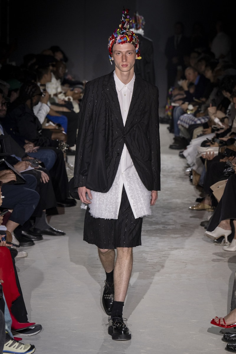 COMME des GARÇONS HOMME PLUS 2025 春夏系列大秀「The Hope of Light」登場