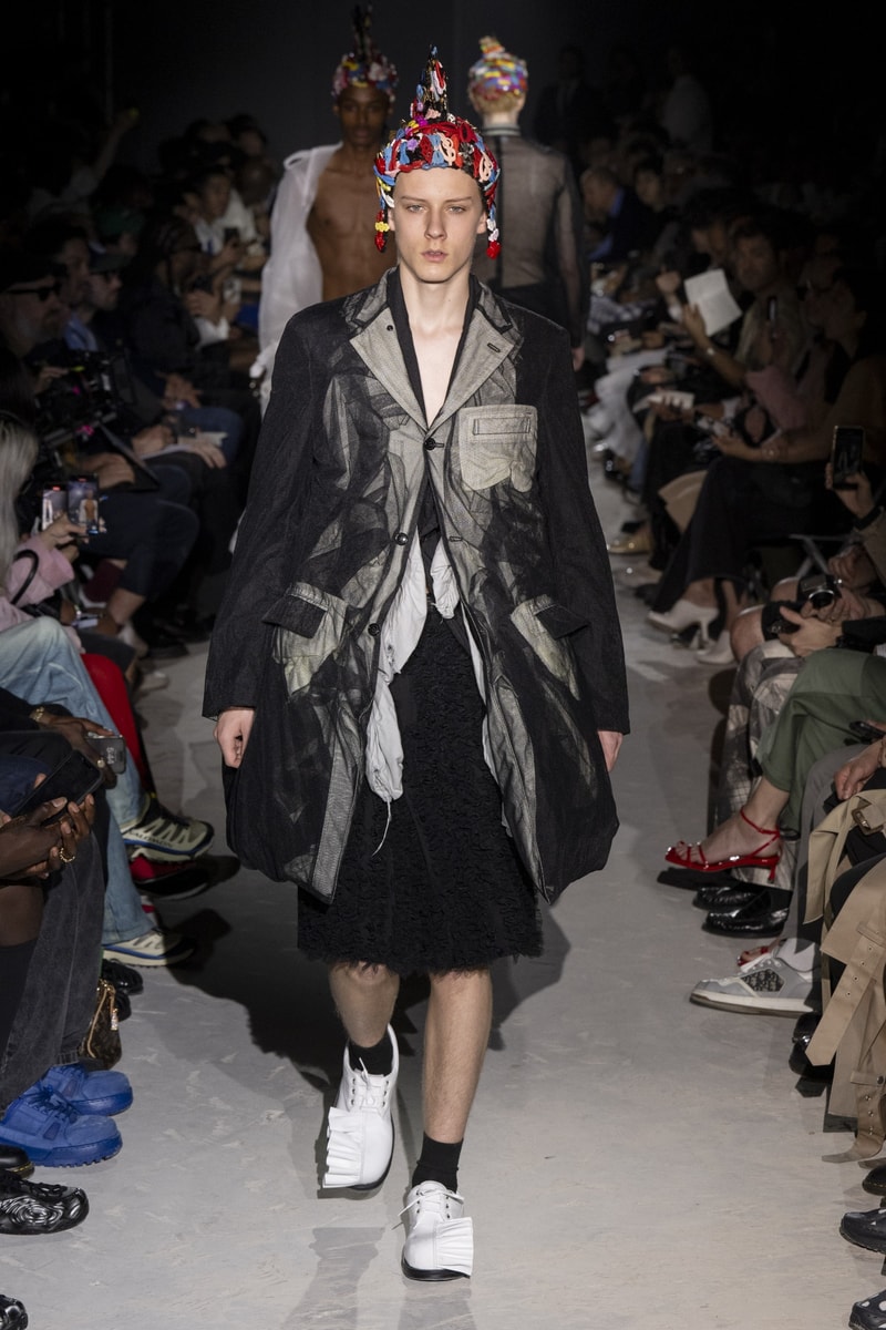 COMME des GARÇONS HOMME PLUS 2025 春夏系列大秀「The Hope of Light」登場