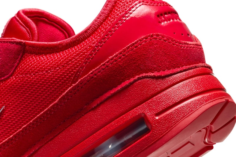 Jacquemus x Nike Air Max 1 '86 全紅配色聯名鞋款官方圖輯發佈