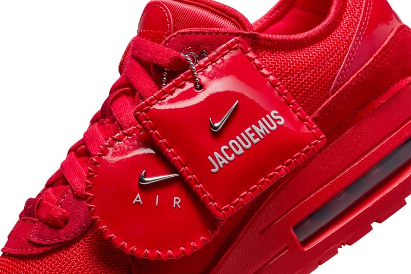 Jacquemus x Nike Air Max 1 '86 全紅配色聯名鞋款官方圖輯發佈