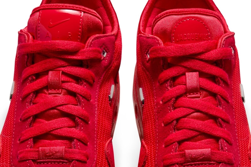Jacquemus x Nike Air Max 1 '86 全紅配色聯名鞋款官方圖輯發佈