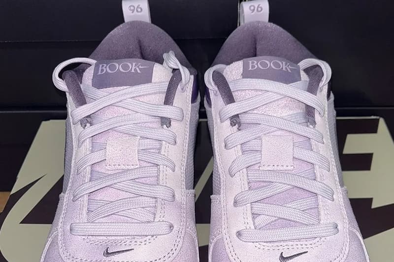 Nike Book 1 全新配色「Lilac Bloom」率先曝光