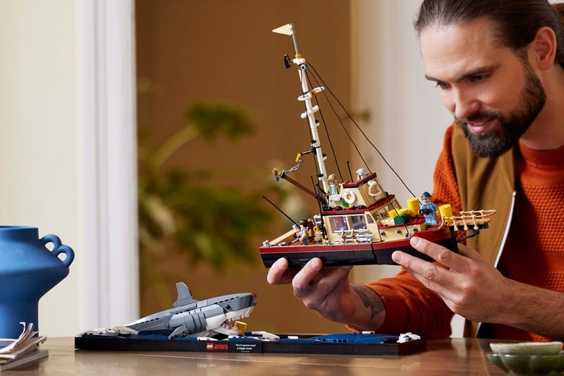 LEGO Ideas 推出經典電影《大白鯊 JAWS》全新積木模型套裝