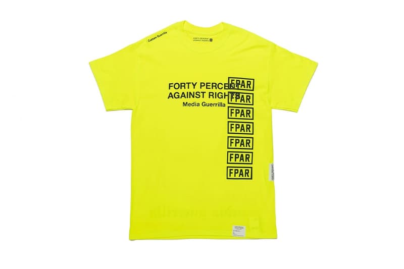 西山徹主理品牌 FORTY PERCENT AGAINST RIGHTS 藝術展登場