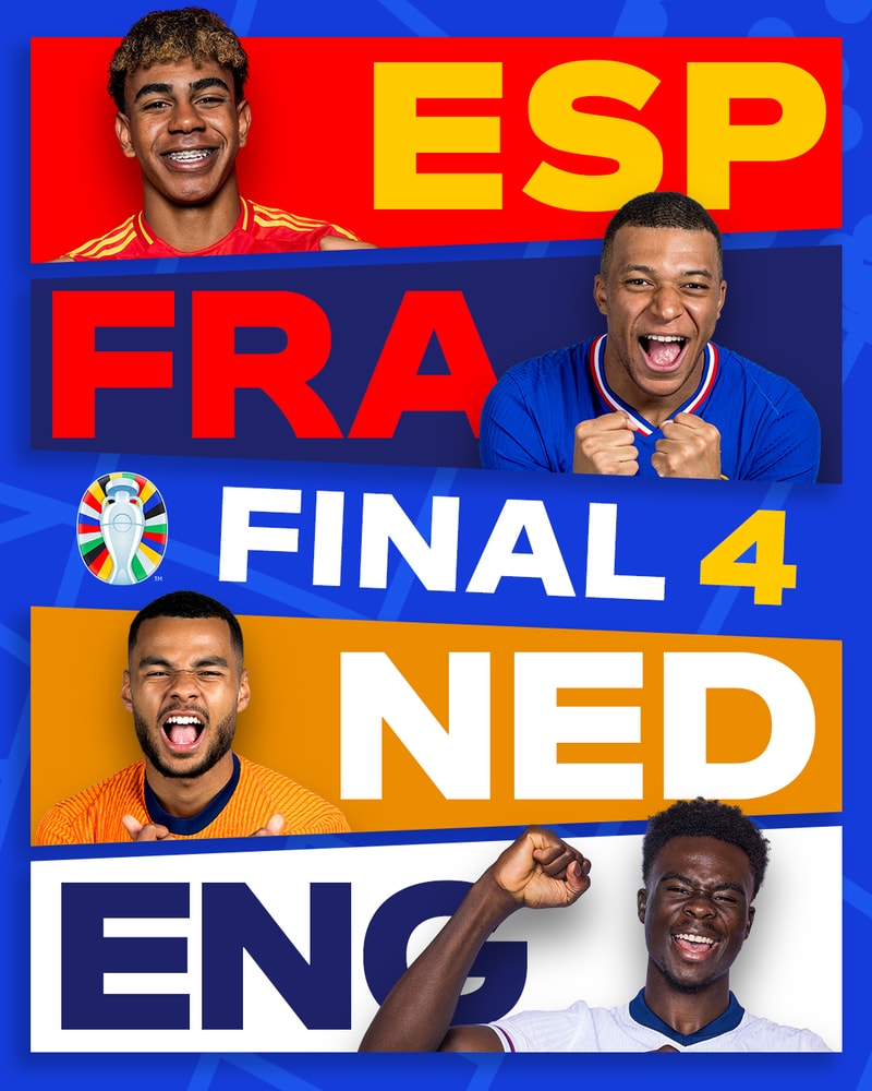 Cristiano Ronaldo 遺憾告別！2024 欧洲杯最後四強正式出爐