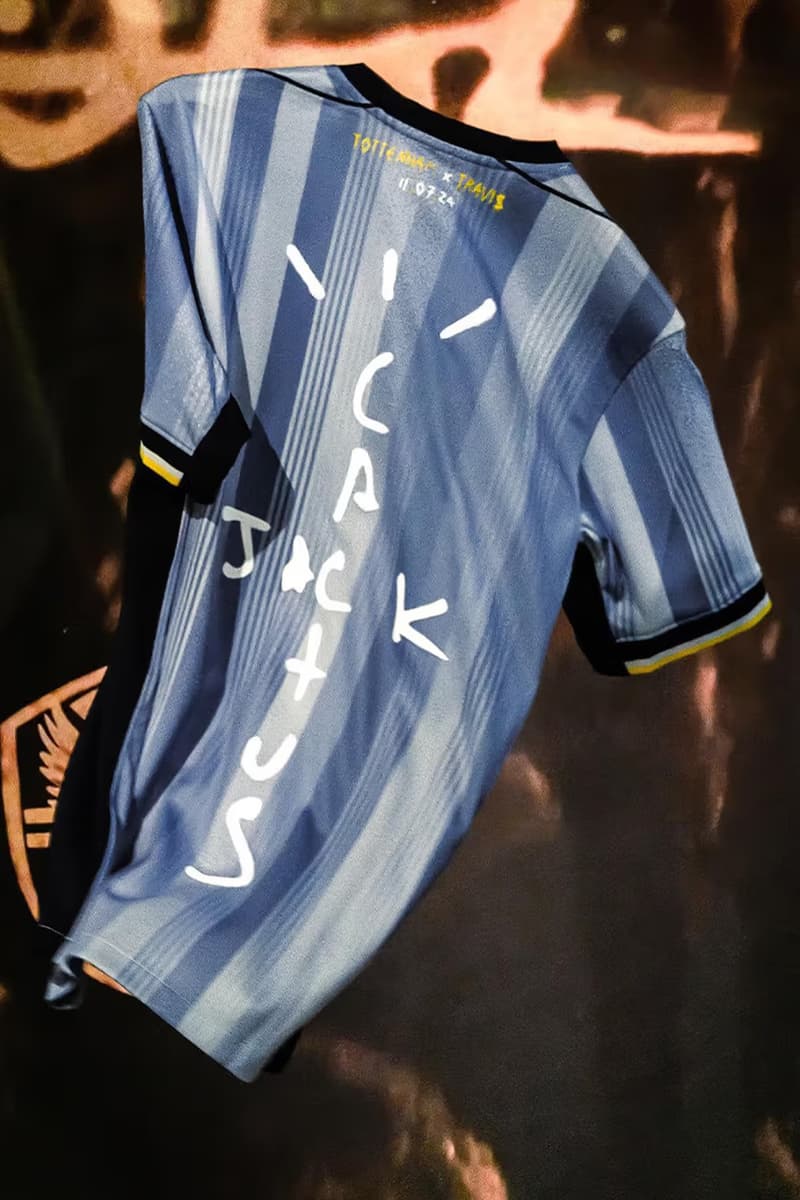 近賞 Travis Scott x Tottenham Hotspur 全新聯名球衣