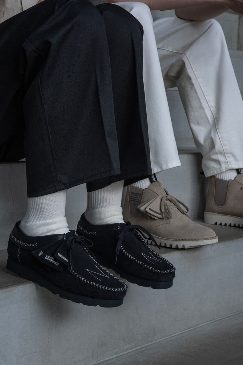 NEIGHBORHOOD x Clarks Originals 最新联名系列鞋款发布