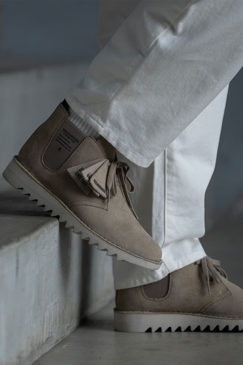 NEIGHBORHOOD x Clarks Originals 最新联名系列鞋款发布