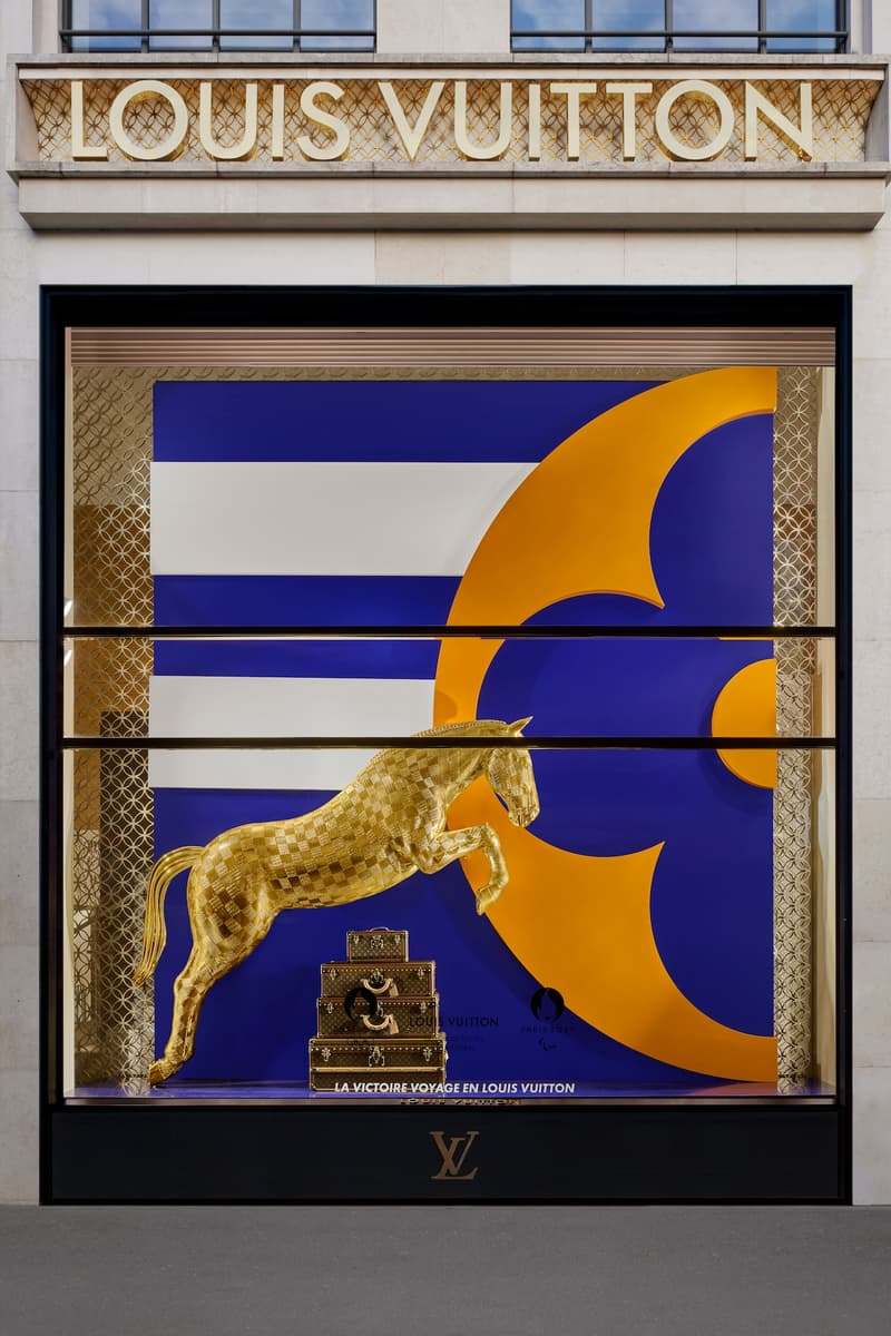 Louis Vuitton 呈现特别橱窗迎接 2024 巴黎奥运会