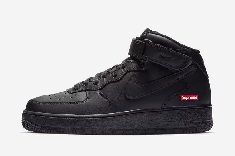 消息称 Supreme x Nike Air Force 1 Mid 最新联名鞋款即将发布