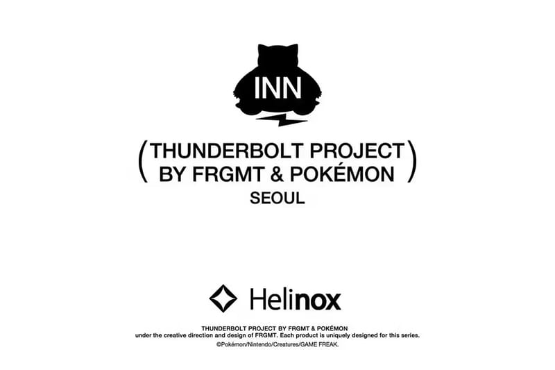 藤原浩主導 INN Thunderbolt Project By FRGMT & Pokémon 聯名飯店企劃即將登陸韓國