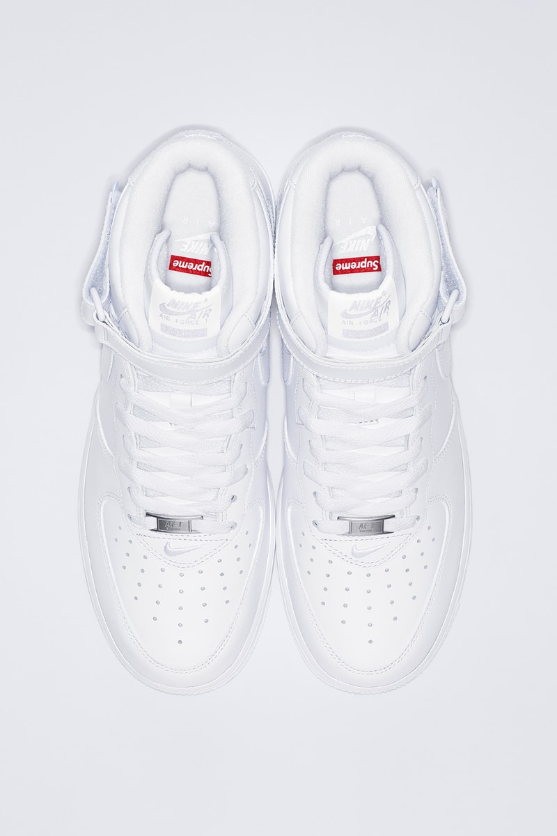 Supreme x Nike Air Force 1 Mid 登场