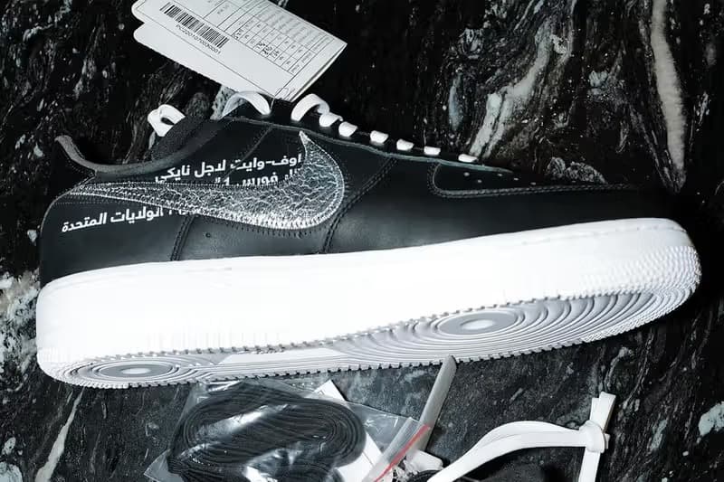 Fat Joe 率先曝光未發售 Off-White™ x Nike Air Force 1 稀有聯名鞋款