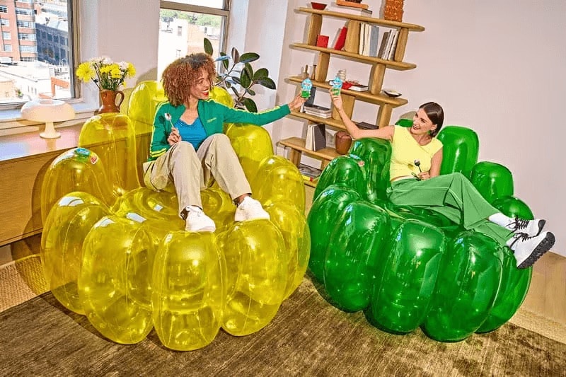 美國經典果凍品牌 JELL-O 首度推出家具系列「The Jelly Collection」
