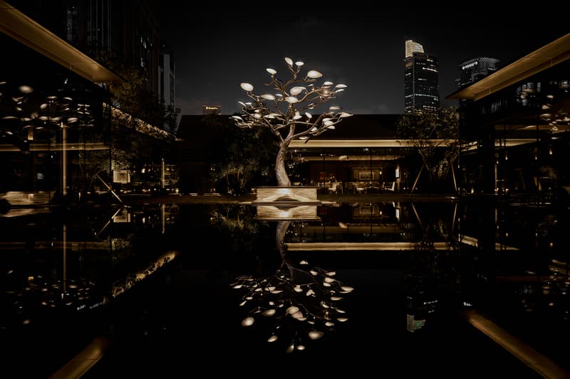 王令尘携其永久艺术装置作品《树×聚》亮相阿丽拉上海