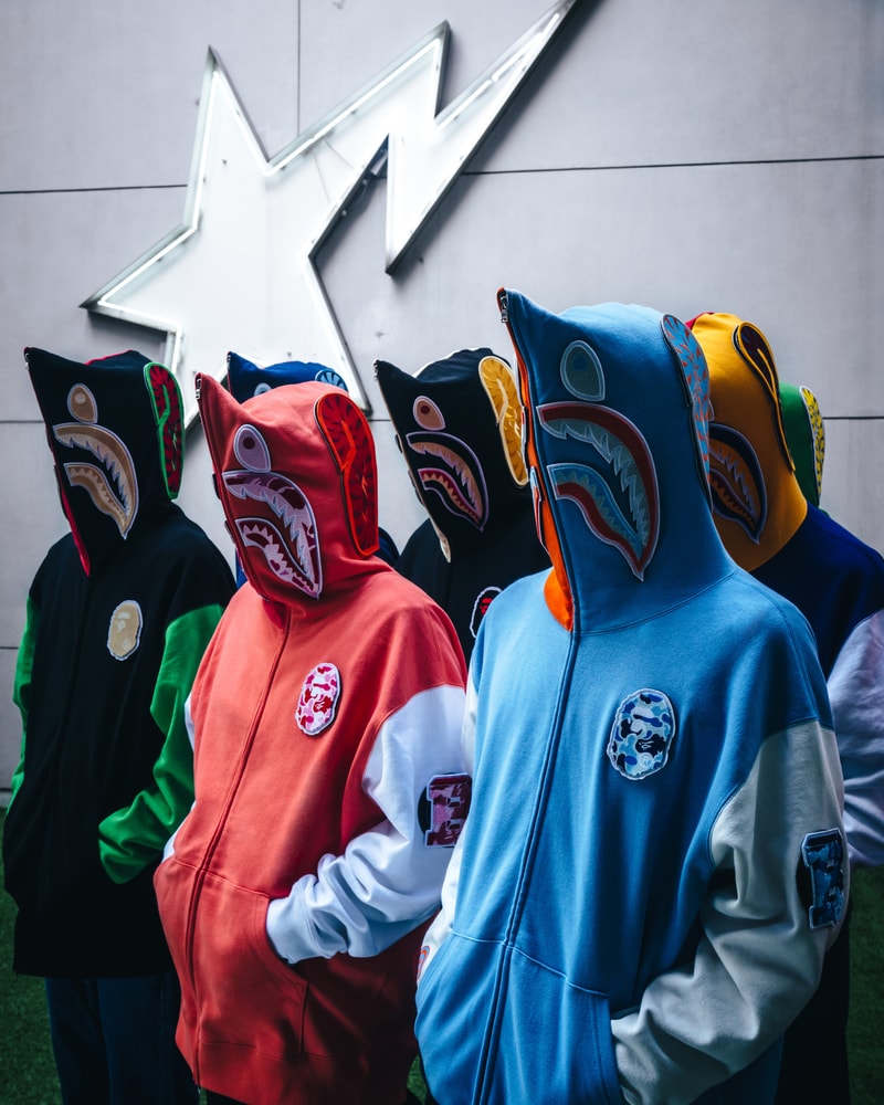 庆祝 SHARK HOODIE 诞生 20 周年，BAPE SHARK STA 隆重登场