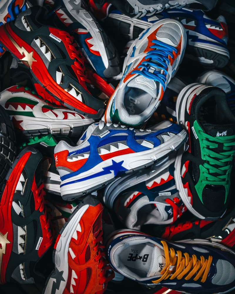 庆祝 SHARK HOODIE 诞生 20 周年，BAPE SHARK STA 隆重登场