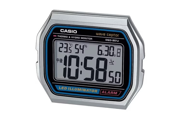 Casio 推出經典錶款造型桌鐘
