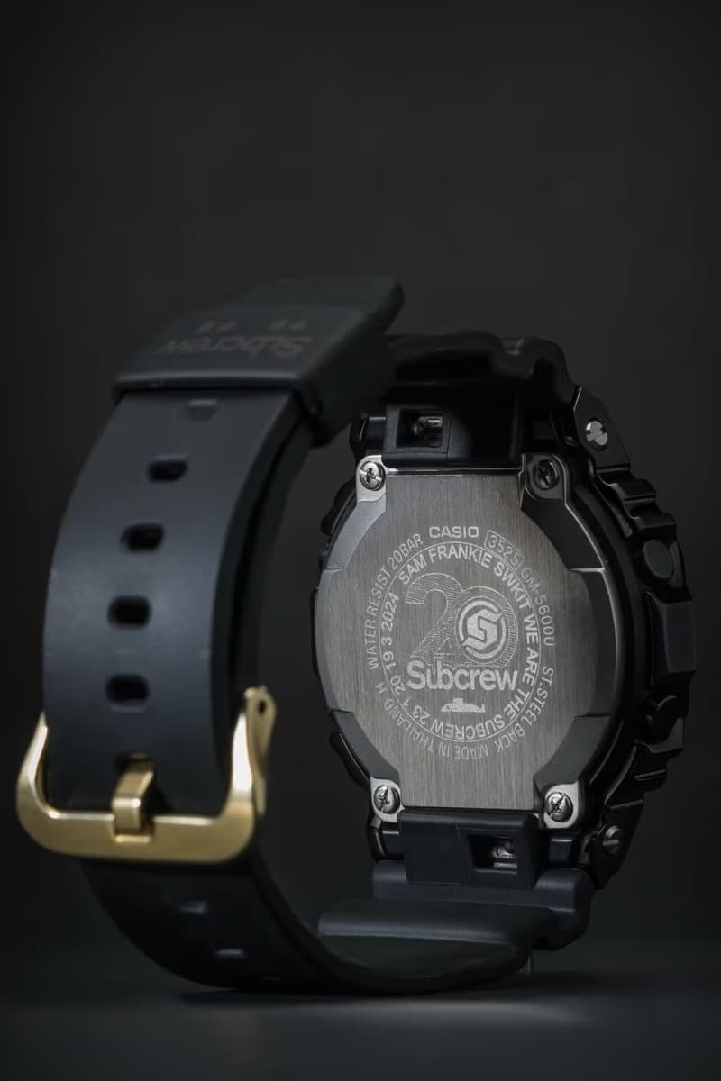 G-SHOCK x SUBCREW 20 週年联名登場