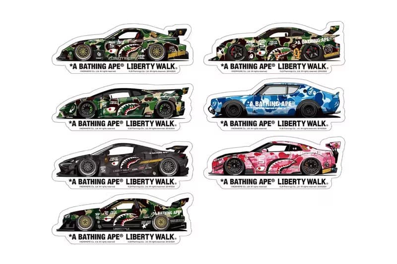 A BATHING APE 攜手 Liberty Walk 打造全新聯名系列