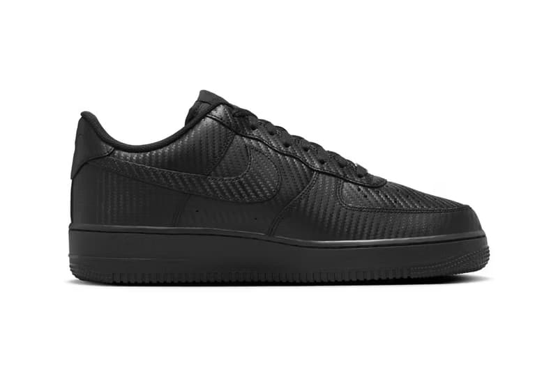 Nike Air Force 1 Low 最新配色「Black Carbon Fiber」發佈