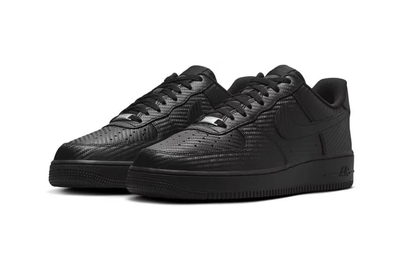 Nike Air Force 1 Low 最新配色「Black Carbon Fiber」發佈