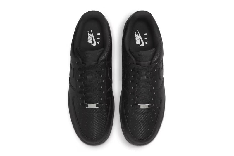 Nike Air Force 1 Low 最新配色「Black Carbon Fiber」發佈