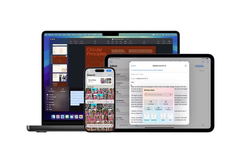 Apple Intelligence 現已登陸 iPhone、iPad 和 Mac
