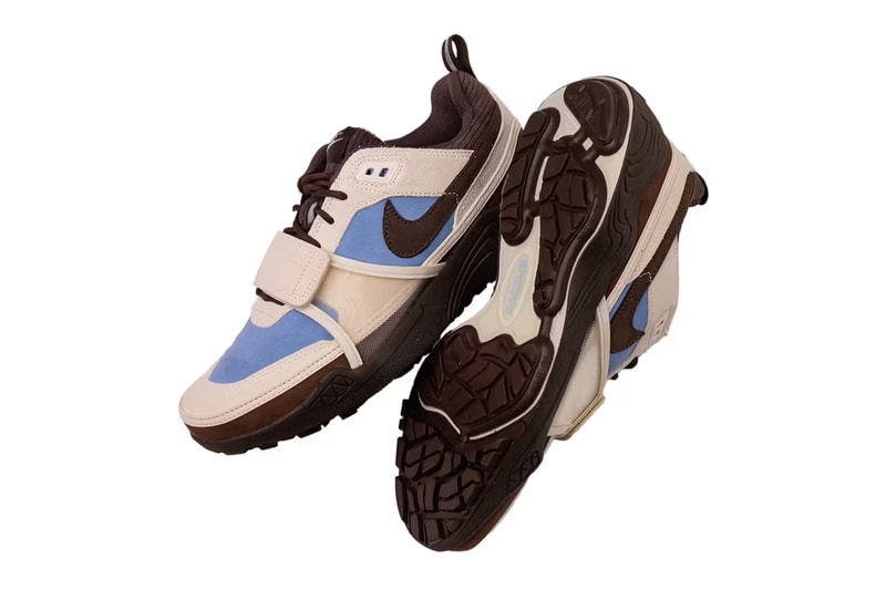率先近賞 Travis Scott x Nike Zoom Field Jaxx 最新聯名配色「Leche Blue」