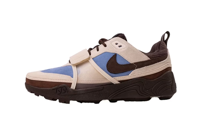 率先近賞 Travis Scott x Nike Zoom Field Jaxx 最新聯名配色「Leche Blue」