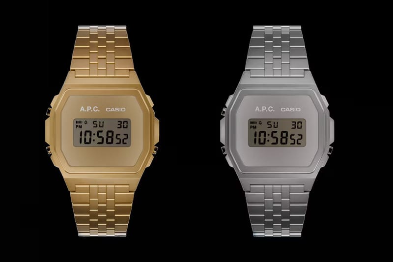 A.P.C. 攜手 Casio 推出全新聯名系列錶款