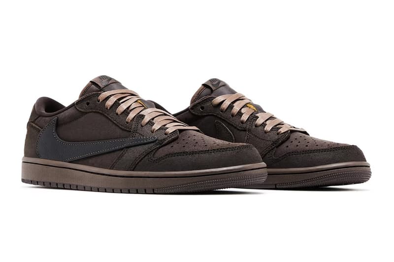 Travis Scott x Air Jordan 1 Low OG 最新联名配色「Velvet Brown」公开
