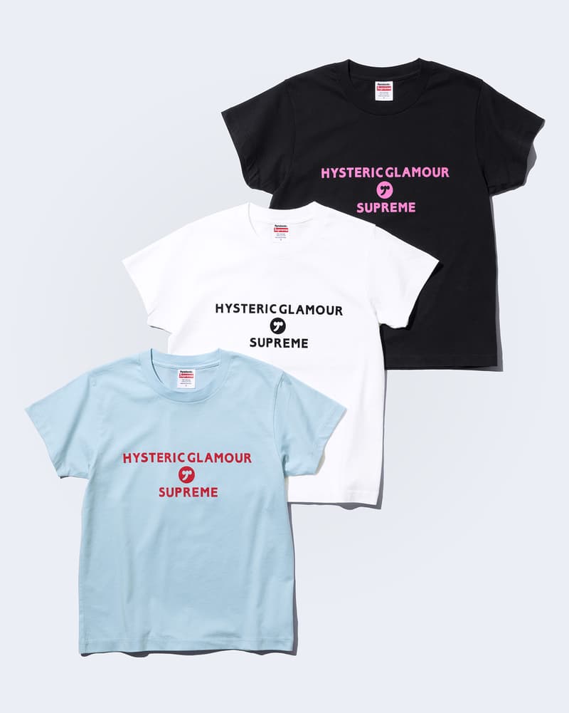 Supreme x HYSTERIC GLAMOUR 2024 秋季联名系列登场