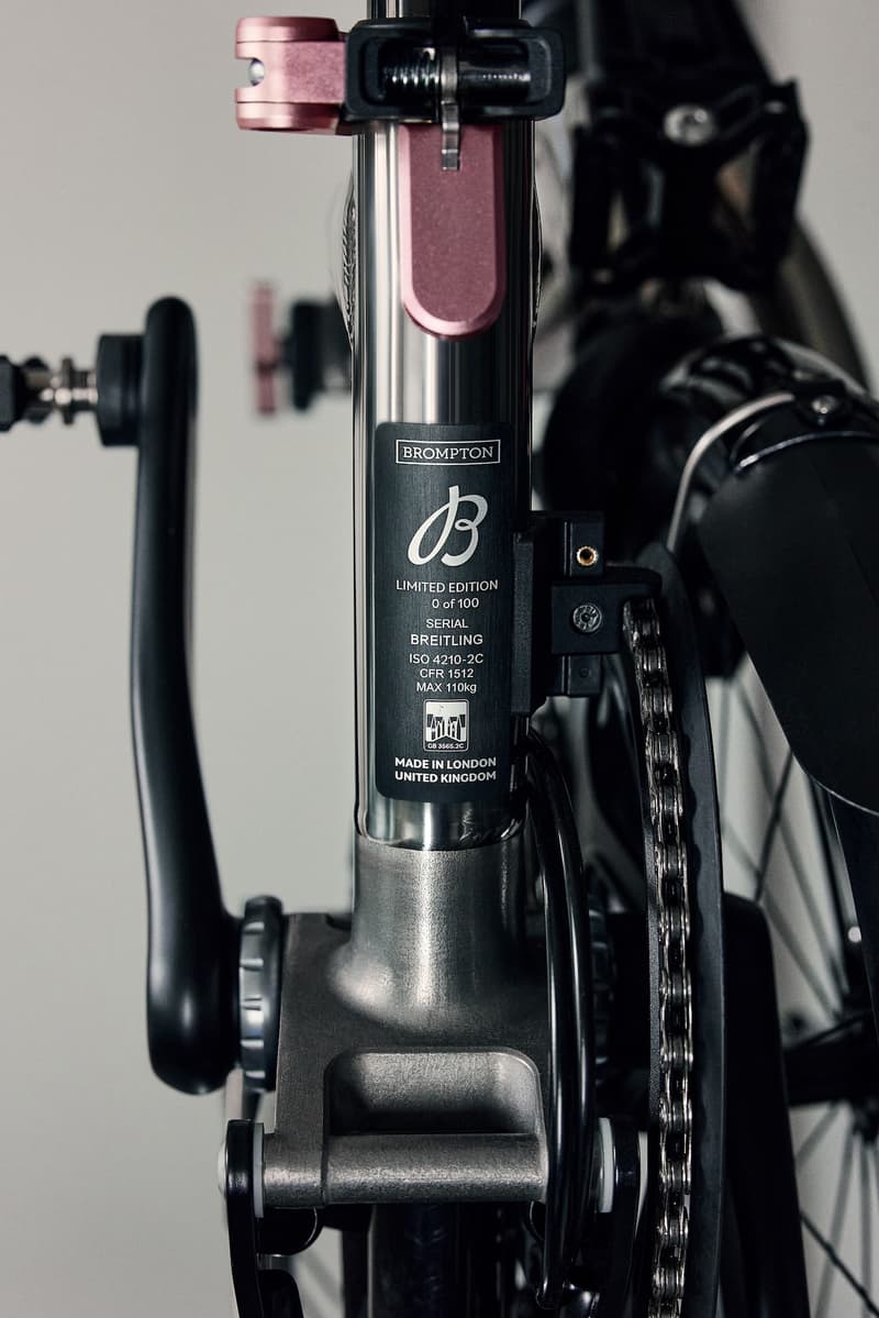 BROMPTON x BREITLING 跨界联名推出首款中国限量版