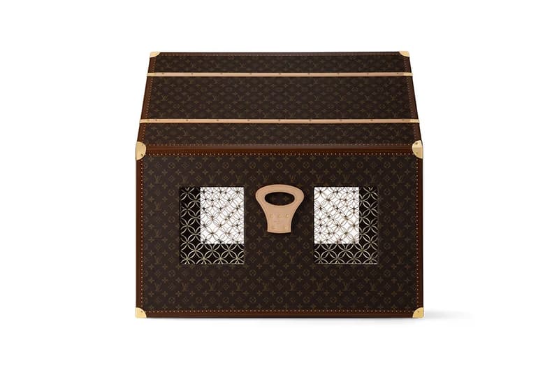 Louis Vuitton 推出要價 $6 萬美元硬箱狗屋「Kennel Trunk」