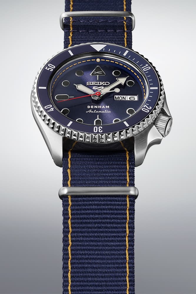 DENHAM 联手 SEIKO 打造联名限定腕表「Jeanmaker's Watch」