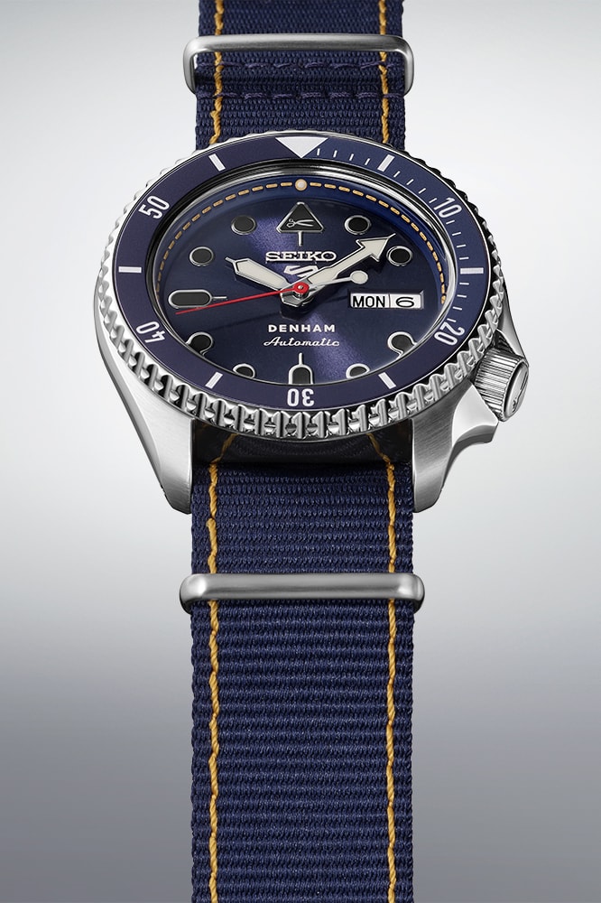 DENHAM 联手 SEIKO 打造联名限定腕表「Jeanmaker's Watch」