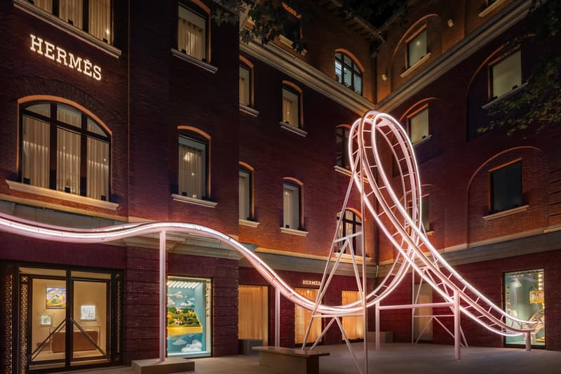 美国艺术家 EJ Hill 为上海「爱马仕之家」打造《「骑」梦游园》