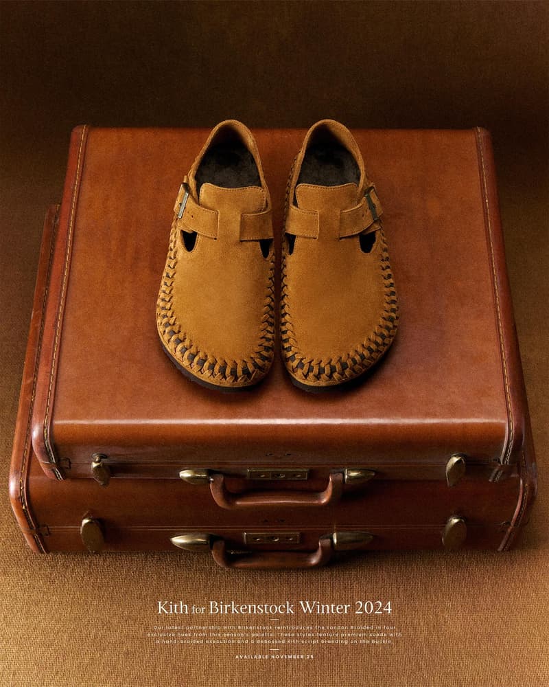 KITH x Birkenstock 2024 最新冬季聯名鞋款登場